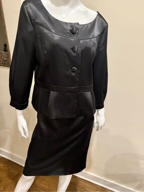 NWT Jones New York Boulevard Black 2-Piece Suit Set Size 12